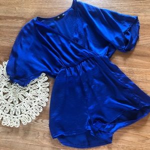 Royal Blue Romper